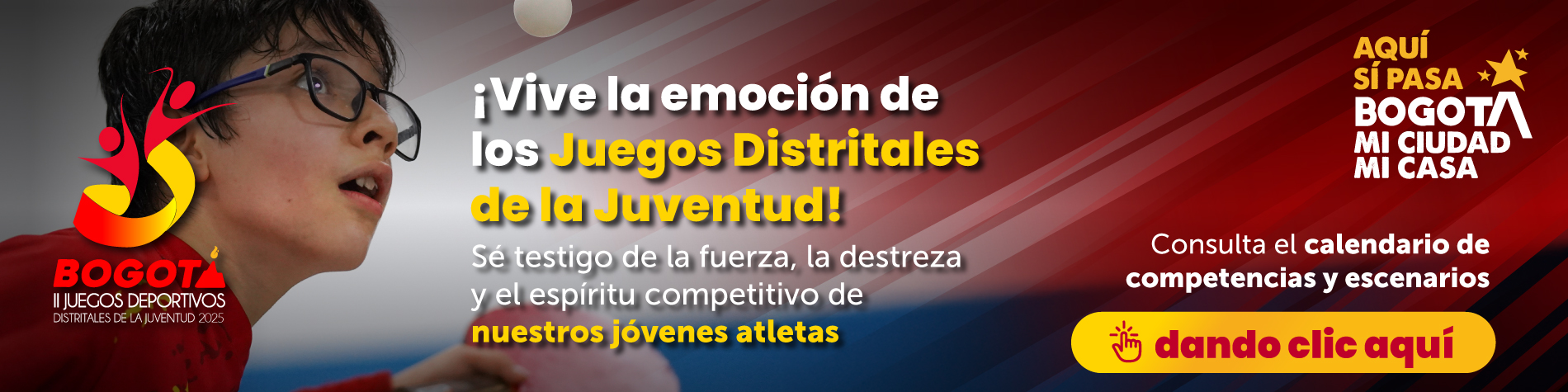 Banner Juegos Distritales de la Juventud