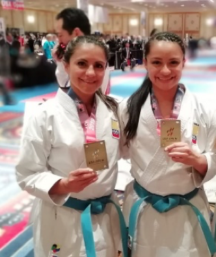 karatecas madre e hija