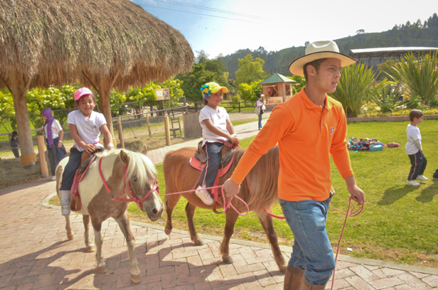niños en caballitos