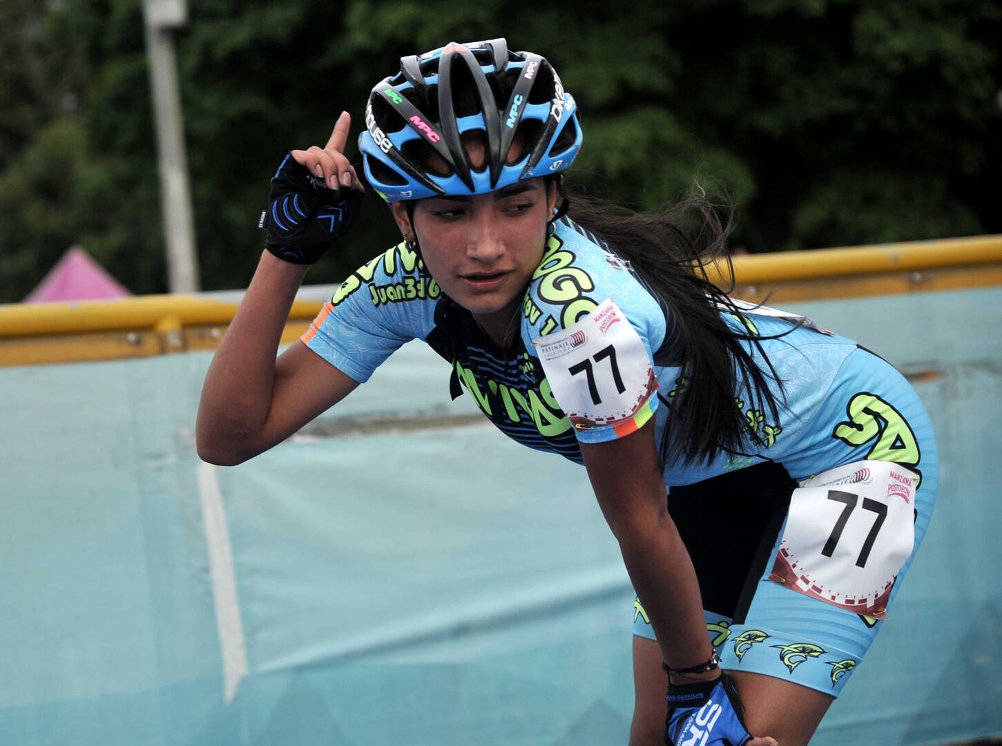 deportista de patinaje