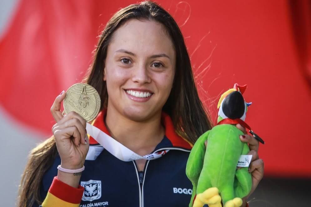 Paula Ossa con medalla 