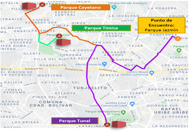 ciclorutas de bogotá