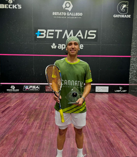 Andrés F. Herrera, campeón en Brasil. Foto prensa torneo.