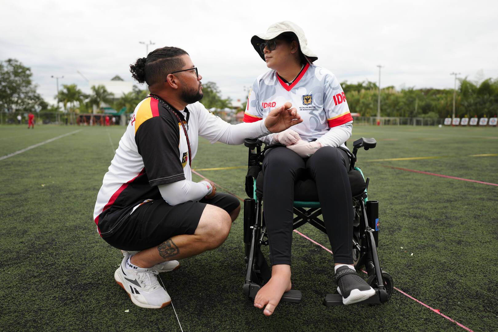 Angie Alarcón, en competencia durante los Juegos Nacionales y Paranacionales Juveniles 2024acion