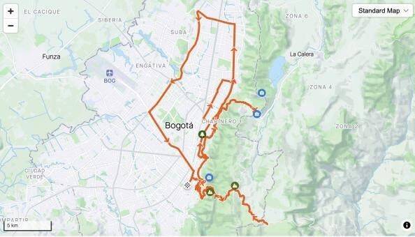 Recorrido Gran Fondo 2024