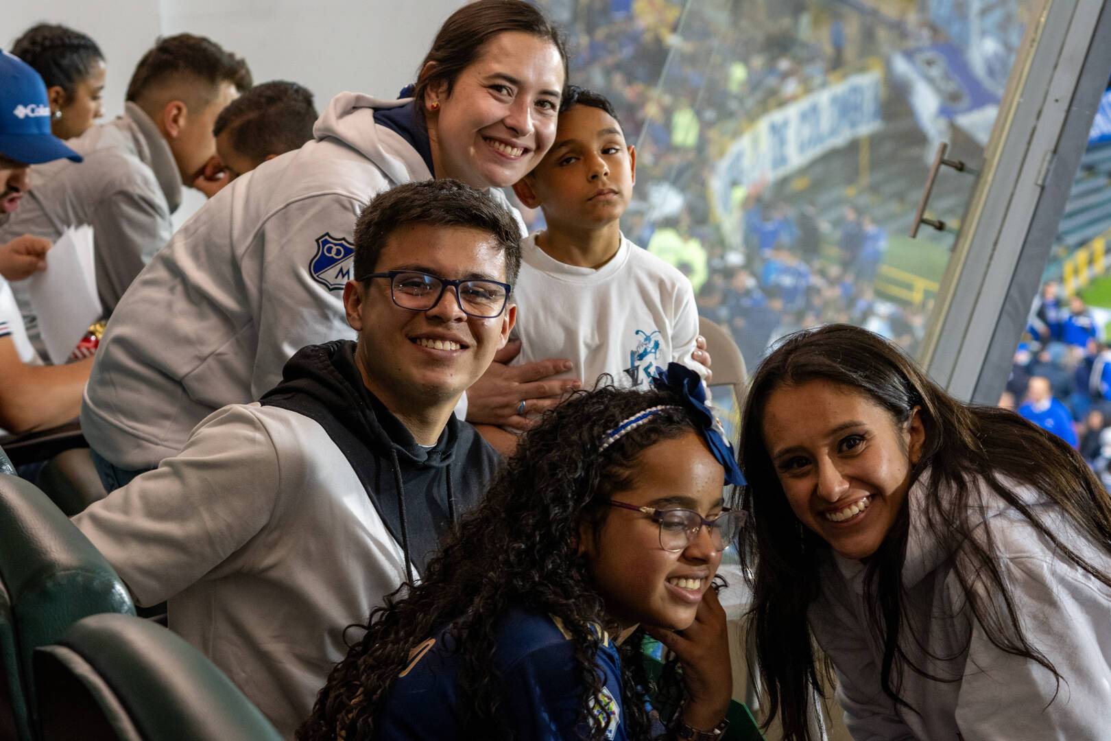 •	11 niños de Bogotá asistieron al partido entre Millonarios y Fortaleza 