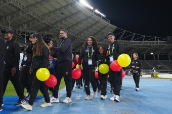 Equipo Bogotá en la Inauguración de los I Juegos Nacionales Juveniles 2024