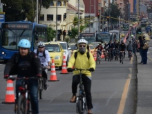 ciclistas de bogotá