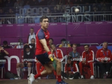 Miguel Ángel Rodríguez compitiendo