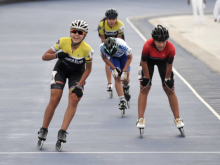 deportistas de patinaje