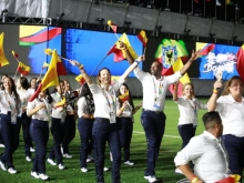 deportista celebrando