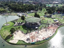 Playa de Verano en el Parque Simón Bolivar