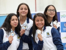 deportistas con medallas