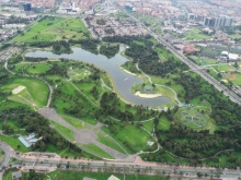 Vista aérea de parque