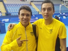 Julián Ramos junto a otro deportista