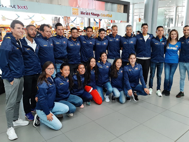 Delegación colombiana al Suramericano de Marcha en Lima