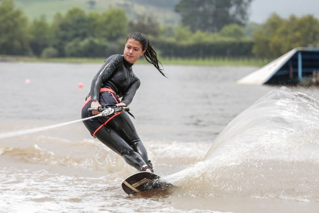 Daniela Verswyvel, favorita en el Panamericano de Esquí en Bogotá. Foto IDRD.