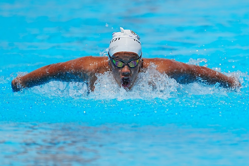 David Melo en competencia en los Juegos Nacionales Juveniles